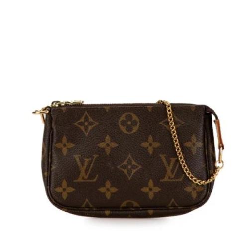 Louis Vuitton Vintage Pre-owned Canvas kuvertvskor Brown, Dam