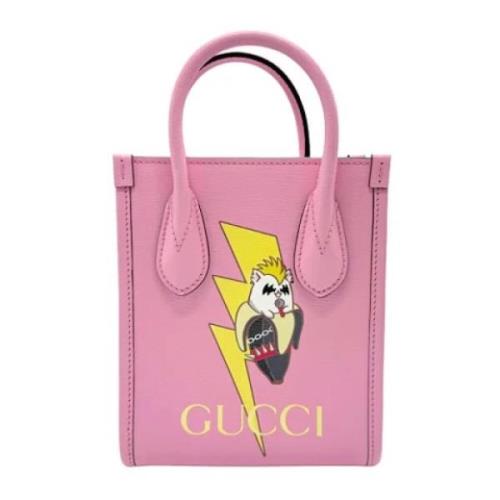 Gucci Vintage Pre-owned Laeder gucci-vskor Pink, Dam