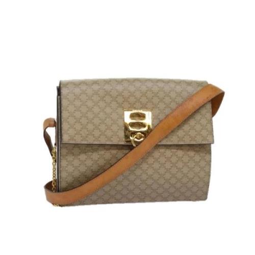 Celine Vintage Pre-owned Canvas celine-vskor Beige, Dam