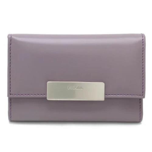 Prada Vintage Pre-owned Laeder plnbcker Purple, Dam