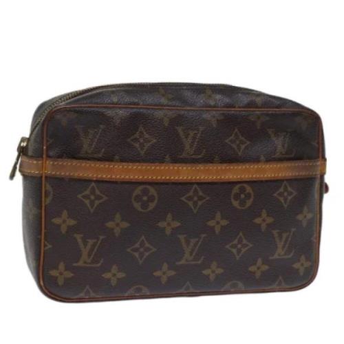 Louis Vuitton Vintage Pre-owned Canvas kuvertvskor Brown, Dam