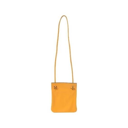 Hermès Vintage Pre-owned Laeder axelremsvskor Yellow, Dam