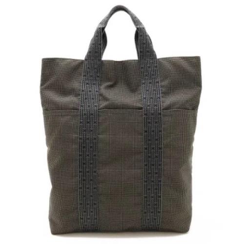 Hermès Vintage Pre-owned Canvas totevskor Gray, Dam