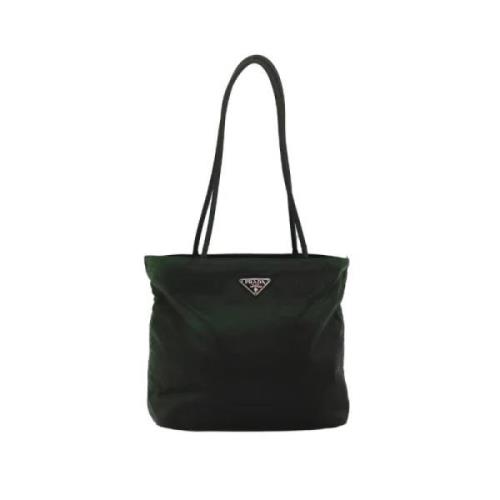 Prada Vintage Pre-owned Nylon prada-vskor Green, Dam