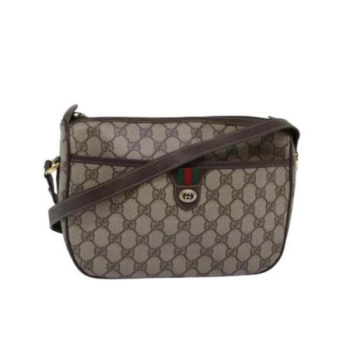 Gucci Vintage Pre-owned Laeder gucci-vskor Beige, Dam