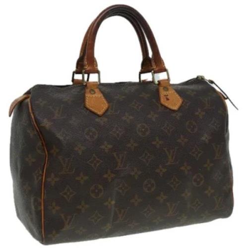 Louis Vuitton Vintage Pre-owned Canvas handvskor Brown, Dam