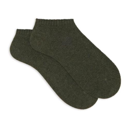 Gallo Kvinnors enfärgade gröna ankelsockor Green, Dam