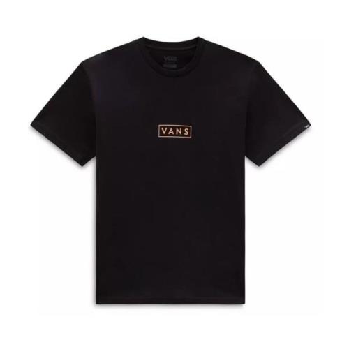 Vans Svart Logotyp Bomull T-shirt Black, Herr