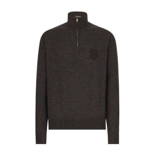 Dolce & Gabbana Stilren Turtleneck Sweater Gray, Herr