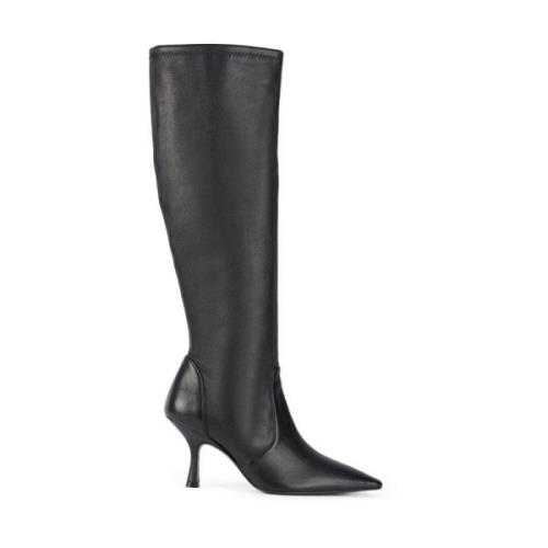 Stuart Weitzman Naomi 75 Stretch Boot Black, Dam