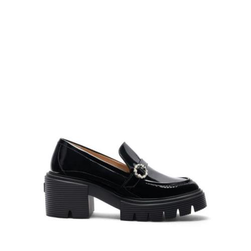 Stuart Weitzman Soho Leighton Loafer Black, Dam