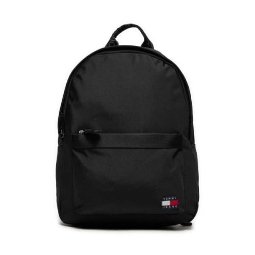 Tommy Jeans Daglig Coated Canvas Ryggsäck Black, Dam