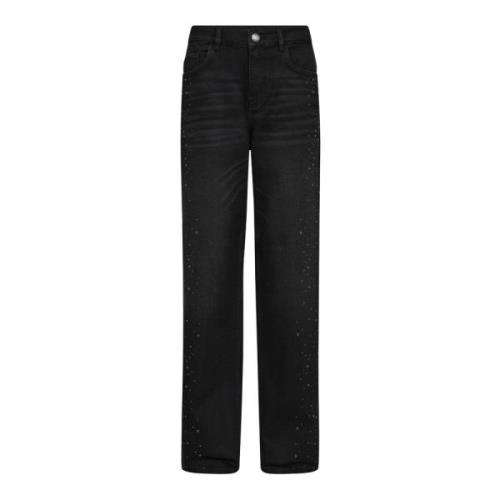 MOS Mosh Stiliga Star Jeans med Nitar Gray, Dam