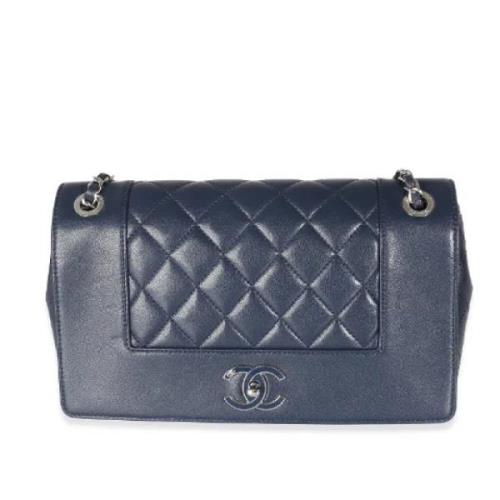 Chanel Vintage Pre-owned Laeder chanel-vskor Blue, Dam