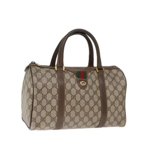 Gucci Vintage Pre-owned Laeder gucci-vskor Beige, Dam