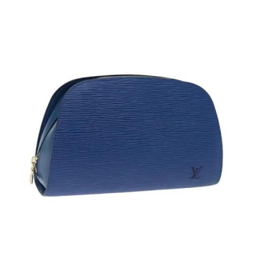 Louis Vuitton Vintage Pre-owned Laeder louis-vuitton-vskor Blue, Dam