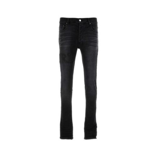 Amiri Slim-fit Svarta Denim Jeans Black, Herr