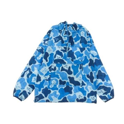 Ripndip Camo Windbreaker Jacka Blå Blue, Herr