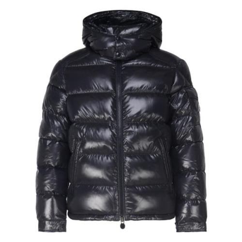 Moncler Maya Kort Dunjacka Blue, Herr