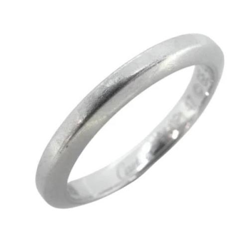 Cartier Vintage Pre-owned Platina ringar Gray, Dam