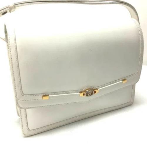 Gucci Vintage Pre-owned Laeder gucci-vskor White, Dam