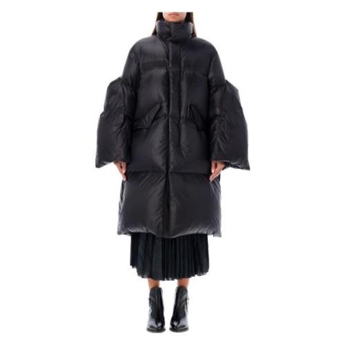 Sacai Svart Vadderad Dunrock Ytterkläder Black, Dam