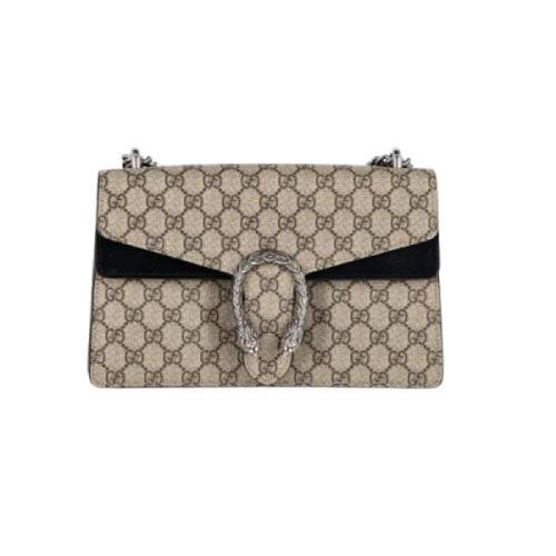 Gucci Vintage Pre-owned Canvas gucci-vskor Beige, Dam