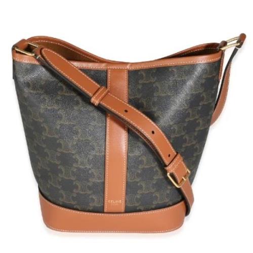 Celine Vintage Pre-owned Canvas celine-vskor Brown, Dam