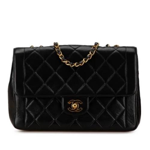 Chanel Vintage Pre-owned Laeder axelremsvskor Black, Dam