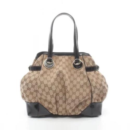 Gucci Vintage Pre-owned Laeder gucci-vskor Beige, Dam