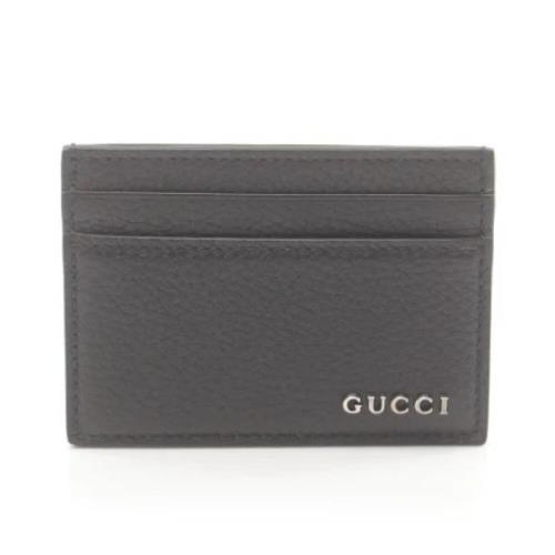 Gucci Vintage Pre-owned Laeder plnbcker Black, Dam