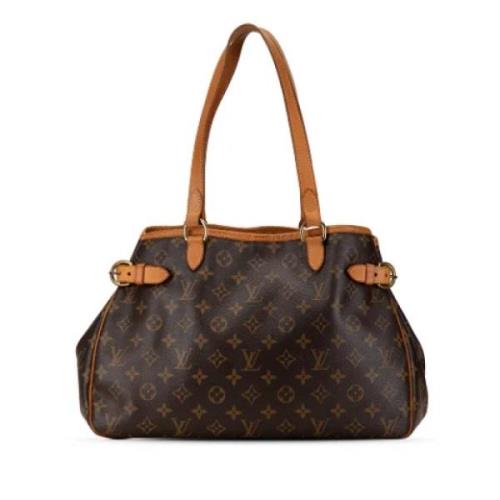 Louis Vuitton Vintage Pre-owned Canvas axelremsvskor Brown, Dam