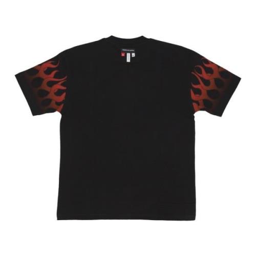 Vision OF Super Flames Racing Tee Svart/Röd Black, Herr