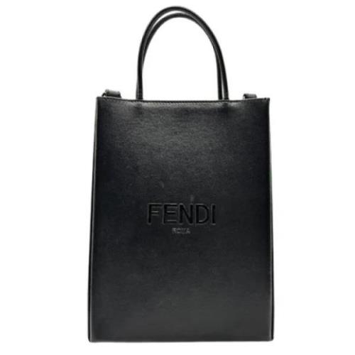 Fendi Vintage Pre-owned Laeder fendi-vskor Black, Dam