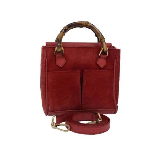 Gucci Vintage Pre-owned Mocka gucci-vskor Red, Dam