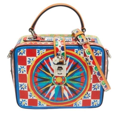 Dolce & Gabbana Pre-owned Pre-owned Laeder handvskor Multicolor, Dam