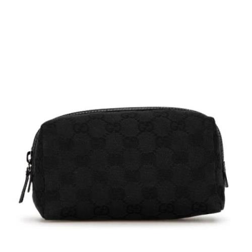 Gucci Vintage Pre-owned Canvas plnbcker Black, Dam