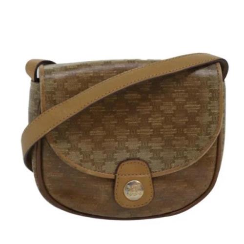 Celine Vintage Pre-owned Canvas celine-vskor Beige, Dam