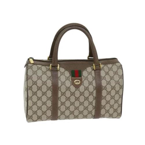 Gucci Vintage Pre-owned Canvas gucci-vskor Beige, Dam