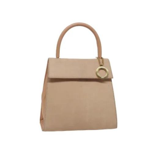 Celine Vintage Pre-owned Mocka handvskor Beige, Dam