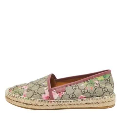 Gucci Vintage Pre-owned Canvas espadriller Multicolor, Dam