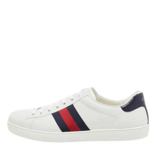 Gucci Vintage Pre-owned Laeder sneakers White, Herr