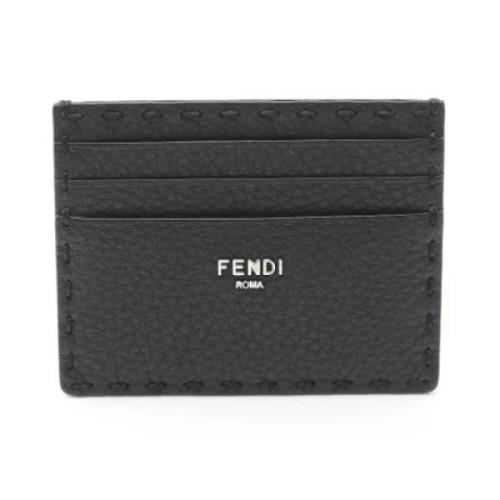 Fendi Vintage Pre-owned Laeder plnbcker Black, Dam