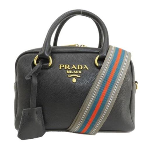 Prada Vintage Pre-owned Laeder prada-vskor Black, Dam