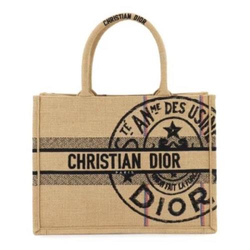 Dior Vintage Pre-owned Canvas dior-vskor Beige, Dam