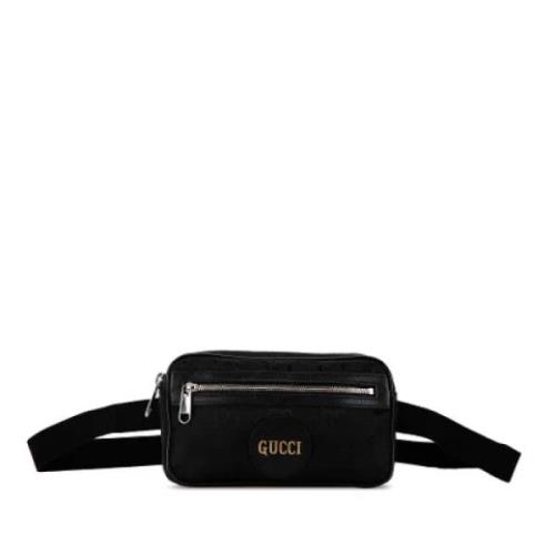 Gucci Vintage Pre-owned Nylon crossbodyvskor Black, Dam