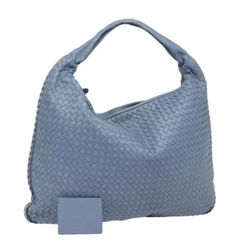 Bottega Veneta Vintage Pre-owned Laeder handvskor Blue, Dam