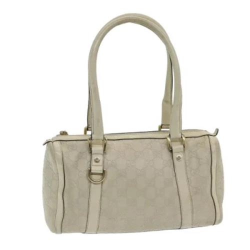 Gucci Vintage Pre-owned Canvas gucci-vskor Beige, Dam