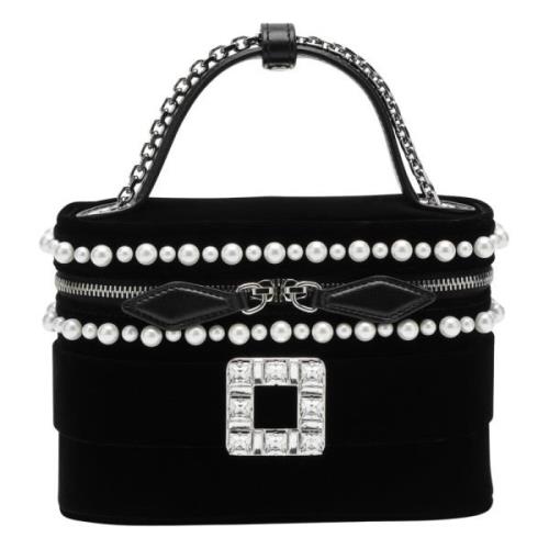 Roger Vivier Medium Handväska Black, Dam