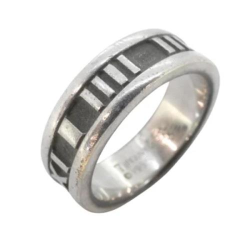 Tiffany & Co. Pre-owned Pre-owned Silver ringar Gray, Dam